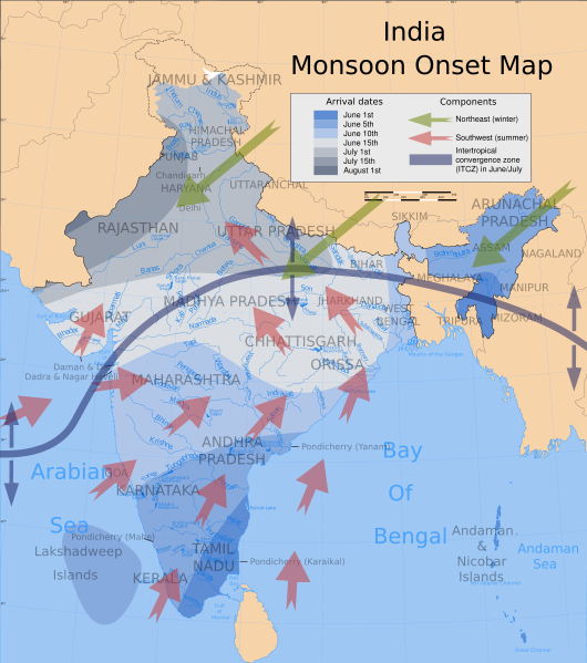 Onset of monsoon prediction 2013
